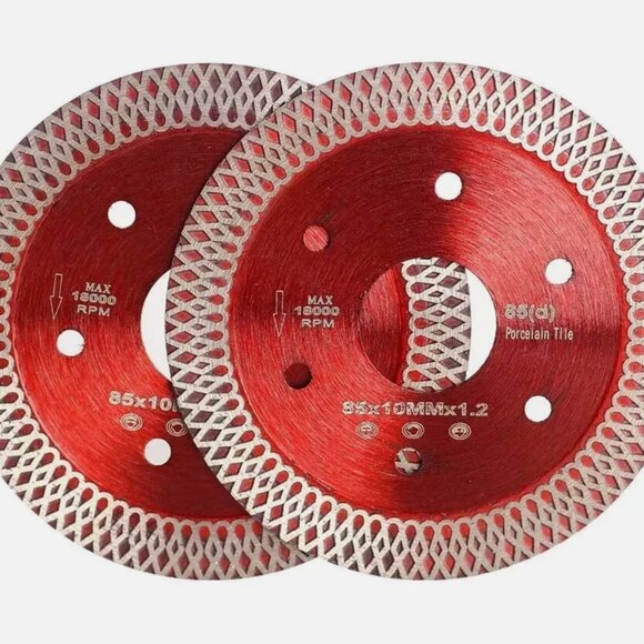 4 inch Tile Cutter Diamond Saw Blades 2 Ceramic Cutting Disc Wheels for Marble - Picture 4 of 4